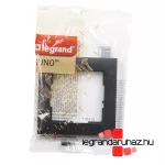 Legrand Suno egyes keret fekete, Legrand 721521