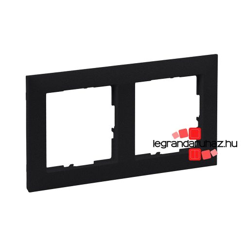 Legrand Suno kettős keret fekete, Legrand 721522