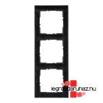 Legrand Suno hármas keret fekete, Legrand 721523