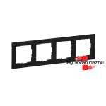 Legrand Suno négyes keret fekete, Legrand 721524