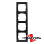 Legrand Suno négyes keret fekete, Legrand 721524