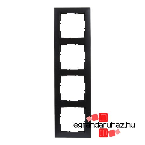 Legrand Suno négyes keret fekete, Legrand 721524