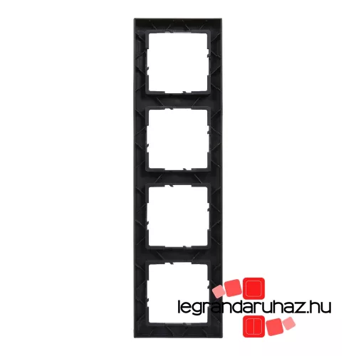 Legrand Suno négyes keret fekete, Legrand 721524