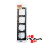 Legrand Suno négyes keret fekete, Legrand 721524