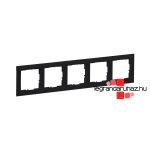 Legrand Suno ötös keret fekete, Legrand 721525