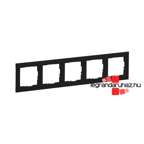Legrand Suno ötös keret fekete, Legrand 721525