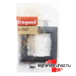Legrand Suno egyes keret sötét szürke, Legrand 721551