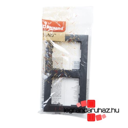 Legrand Suno kettős keret sötét szürke, Legrand 721552