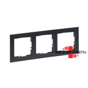 Legrand Suno hármas keret sötét szürke, Legrand 721553
