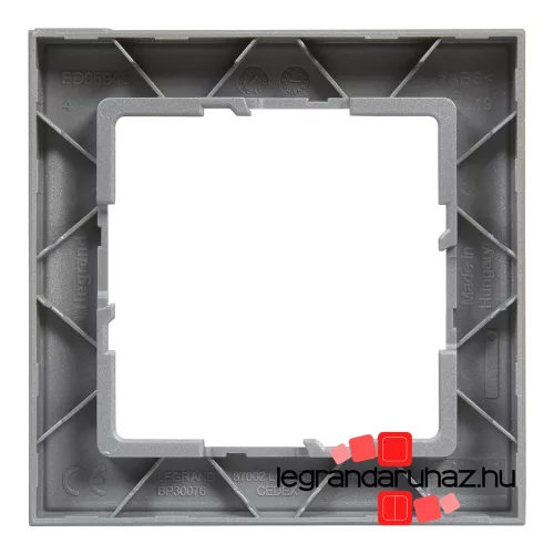 Legrand Suno egyes keret csiszolt alumínium, Legrand 721561