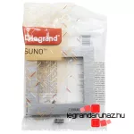 Legrand Suno egyes keret csiszolt alumínium, Legrand 721561