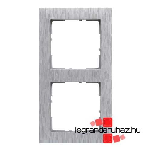 Legrand Suno kettős keret csiszolt alumínium, Legrand 721562
