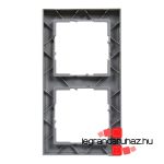 Legrand Suno kettős keret csiszolt alumínium, Legrand 721562