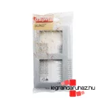 Legrand Suno kettős keret csiszolt alumínium, Legrand 721562