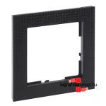 Legrand Suno egyes keret fekete mintás, Legrand 721571