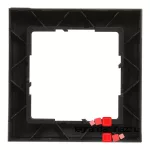 Legrand Suno egyes keret fekete mintás, Legrand 721571