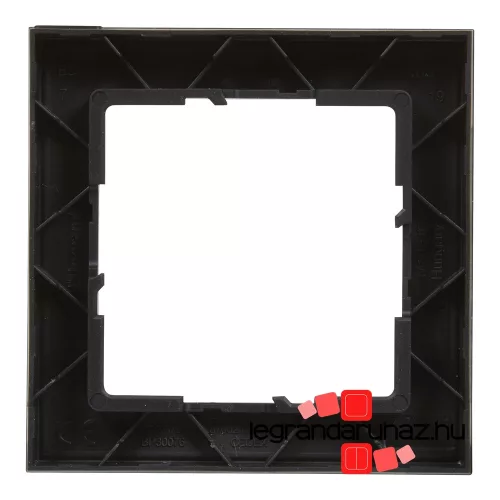 Legrand Suno egyes keret fekete mintás, Legrand 721571