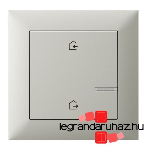 Legrand Suno Netatmo vezeték nélküli főkapcsoló - Érkezés/Távozás funkcióval, alumínium, Legrand 722376