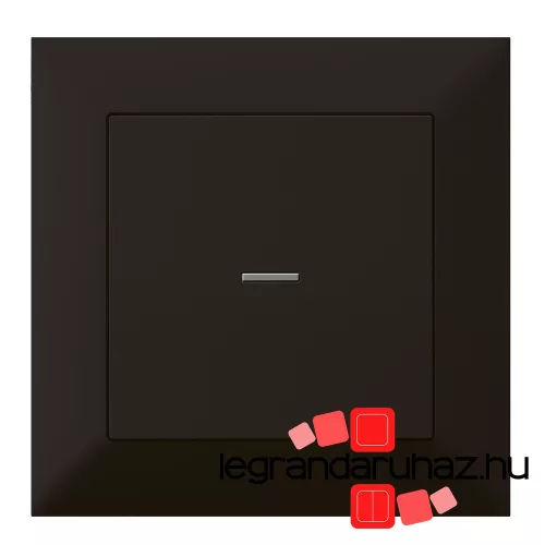 Legrand Suno Netatmo intelligens egypólusú kapcsoló / fényerőszabályzó, fekete, Legrand 722471
