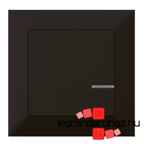 Legrand Suno with Netatmo okos kapcsoló/dimmer (végrehajtó), nulla vezető nélkül (retrofit), keret nélkül, fekete, Legrand 722472