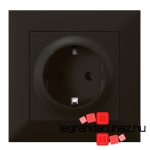 Legrand Suno Netatmo intelligens csatlakozóaljzat 16A, fekete, Legrand 722480