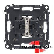   Legrand Valena InMatic váltóérintkezős nyomó mechanizmus jelzőfénnyel 12 V, Legrand 752013
