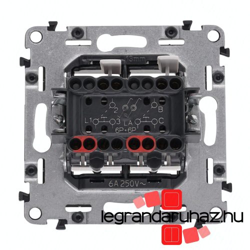 Legrand Valena InMatic kettős váltóérintkezős nyomó mechanizmus, Legrand 752018