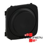   Valena Allure Forgatógombos fényerőszabályozó burkolat, Fekete, Legrand 752048