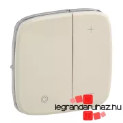   Legrand Valena Allure Nyomógombos fényerőszabályzó burkolat, Elefántcsont, Legrand 752086