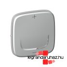   Valena Allure 2 vezetékes nyomógombos fényerőszabályzó burkolat, alumínium