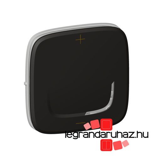 Valena Allure 2 vezetékes nyomógombos fényerőszabályzó burkolat, fekete