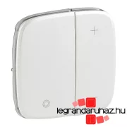   Legrand Valena Allure Nyomógombos fényerőszabályzó burkolat, Gyöngyház, Legrand 752089
