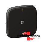   Valena Allure 3 vezetékes nyomógombos fényerőszabályzó burkolat, fekete