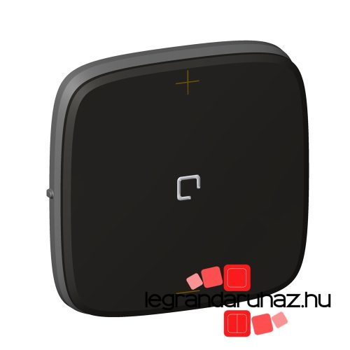 Valena Allure 3 vezetékes nyomógombos fényerőszabályzó burkolat, fekete