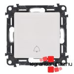 Legrand Valena Life váltóérintkezős nyomó csengőjellel fehér, Legrand 752115