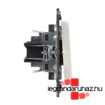 Legrand Valena Life váltóérintkezős nyomó csengőjellel fehér, Legrand 752115