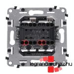 Legrand Valena Life kettős váltóérintkezős nyomó fehér, Legrand 752118