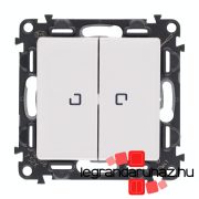   Legrand Valena Life csillárkapcsoló jelzőfénnyel 10 AX fehér, Legrand 752128