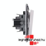 Legrand Valena Life kétpólusú kapcsoló 16A IP44 fehér, Legrand 752164