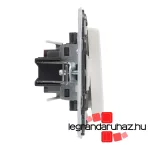 Legrand Valena Life váltókapcsoló jelzőfénnyel, IP44 fehér, Legrand 752167