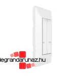 Legrand Valena Life Netatmo vezeték nélküli kapcsoló - kettős egypólusú fehér, Legrand 752187