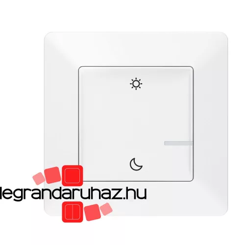 Legrand Valena Life Netatmo szcenárió kapcsoló - Ébredés/Alvás funkcióval fehér, Legrand 752189