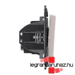 Legrand Valena Life kétpólusú kapcsoló 10 AX elefántcsont, Legrand 752202