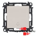 Legrand Valena Life váltóérintkezős nyomó csengőjellel elefántcsont, Legrand 752215