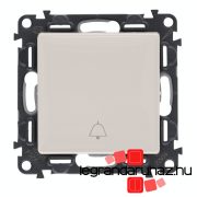   Legrand Valena Life váltóérintkezős nyomó csengőjellel elefántcsont, Legrand 752215