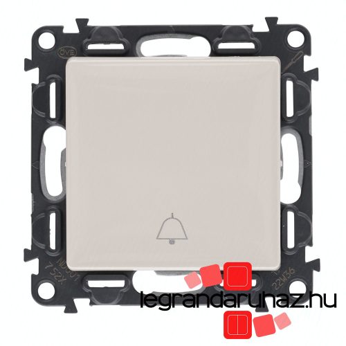 Legrand Valena Life váltóérintkezős nyomó csengőjellel elefántcsont, Legrand 752215