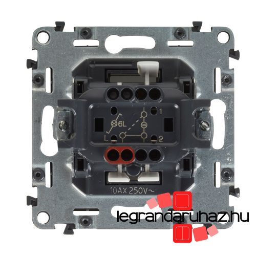 Legrand Valena Life váltókapcsoló jelzőfénnyel 10 AX elefántcsont, Legrand 752226