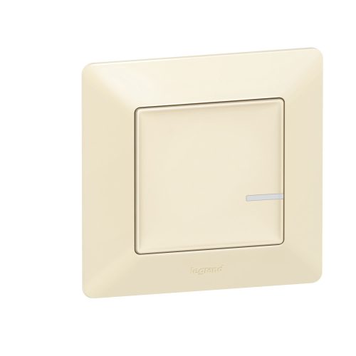 Legrand Valena Life with Netatmo okos kapcsoló/dimmer (végrehajtó), nulla vezető nélkül (retrofit), keret nélkül, elefántcsont, Legrand 752284A