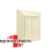   Legrand Valena Life Netatmo vezeték nélküli kapcsoló - kettős egypólusú elefántcsont, Legrand 752287