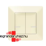 Legrand Valena Life Netatmo vezeték nélküli kapcsoló - kettős egypólusú elefántcsont, Legrand 752287